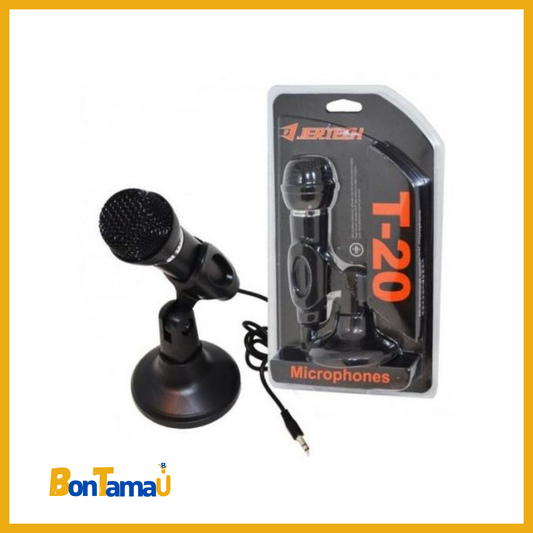 ‫ميكروفون Jertech T-20 متعدد الوظائف – صوت احترافي بسعر مناسب